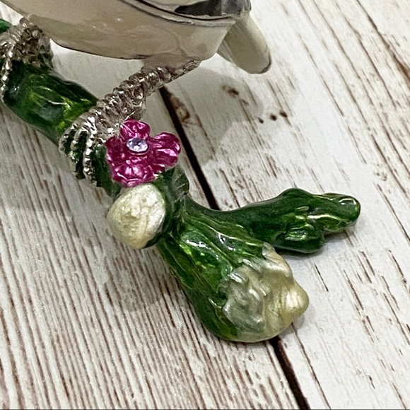 Art Form Bali Starling Bird Enamel Trinket - Picture 2 of 14